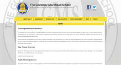 Desktop Screenshot of governormorehead.net