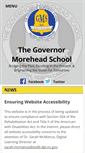 Mobile Screenshot of governormorehead.net