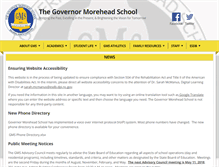 Tablet Screenshot of governormorehead.net